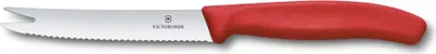 Produktbild von Swiss Classic, Käse & Wurstmesser, 11cm, Gabelspitz, rot