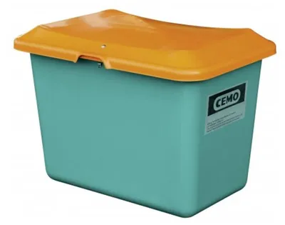 Produktbild von CEMO Streugutbehälter Plus3 100 Liter ohne Entnahme grün/orange