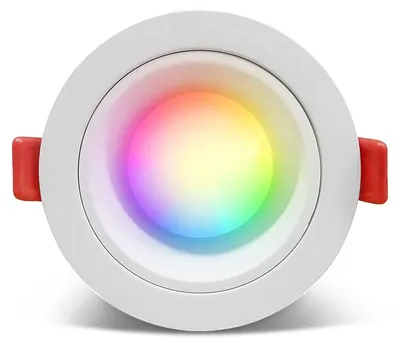Produktbild von Gledopto GL-D-007P Zigbee 3.0 RGB+CCT LED Downlight 660–800 lm, dimmbar, IP54, RGB