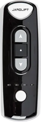 Produktbild von Jarolift Funk-Handsender TDRC, 4-Kanal TDRC 04 Fernbedienung für Rollläden, kompatibel mit TDEF Funkmotoren & TDRR Empfängern, Rolling Code 433 MHz, Klavierlack-Design