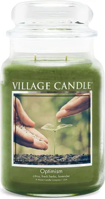 Produktbild von Village Candle Optimismus 602g Duftkerze im Glas Optimismus