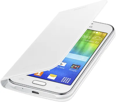Obrázok produktu pre Samsung EF-FJ100B, Otočný obal, Samsung, Galaxy J1, 10,9 cm (4.3"), Biela