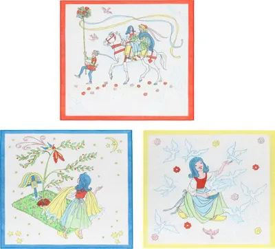 Produktbild von Betz 12er Pack Kindertaschentücher Größe 30x30 cm Farbe - Aschenputtel 45453-22