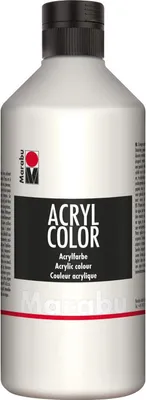 Produktbild von Marabu Acrylfarbe Acryl Color 500 ml weiß 070