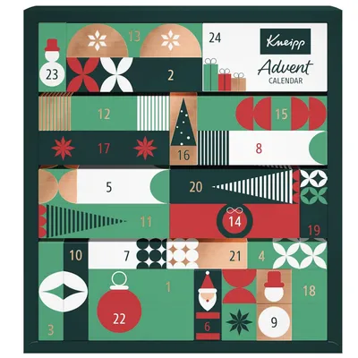 Produktbild von Kneipp Premium Kosmetik Adventskalender 2026 Limitierte und Pflegeprodukte, Handcremes Körperpflege Lippenpflege, für Frauen und Mädchen
