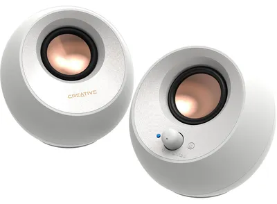 Produktbild von Creative Labs Pebble V3, 2.0 Kanäle, Verkabelt & Kabellos, 10 W, 100 - 17000 Hz, Weiß