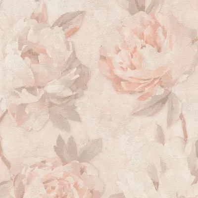 Immagine prodotto di Profhome 791672-GU Carta da parati floreale rosa antico grigio-beige crema-bianco 5,33 m2