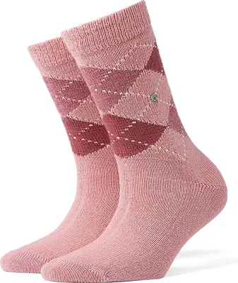 Produktbild von Burlington Damen Socken WHITBY - Kurzstrumpf, Rautenmuster, Onesize, 36-41 Altrosa