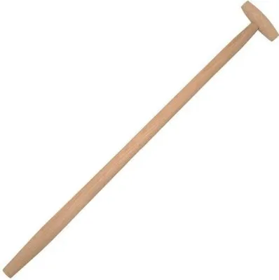 Produktbild von 5x Spatenstiel Grabegabel Spatengabel Stiel Holzstiel T Griff Ø 38 mm 100 cm
