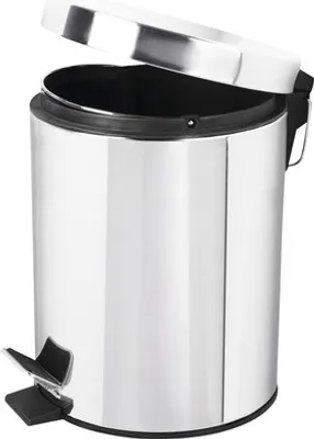 Obrázek produktu pro Odpadkový koš nášlapný 5 l chrom