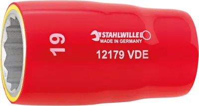 Produktbild von Stahlwille 12179 VDE Stecknuss 1/2" 22 mm 1/2