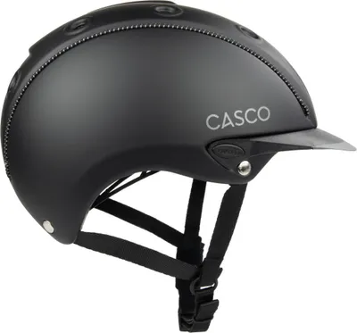 Zdjęcie produktu dla Kask jeździecki CASCO Mistrall Prime Black, kolor: czarny mat, rozmiar: 50-54 cm