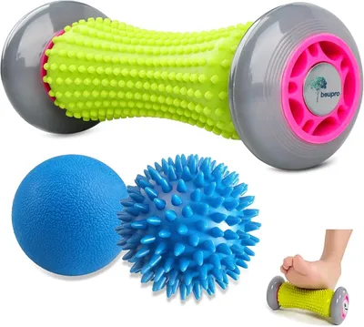Produktbild von Fussmassageroller für Plantarfasziitis, Tragbarer Fußmassage Set