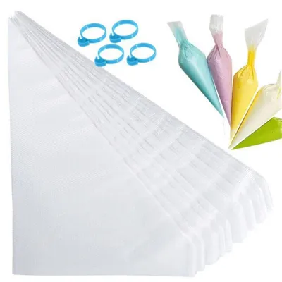 Produktbild von Einweg-Spritzbeutel 100 Stück 12 Zoll lebensmittelecht LDPE BPA-frei