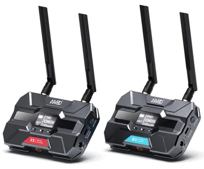 Immagine prodotto di Trasmettitore e ricevitore video HDMI wireless Pro: fino a 6 ricevitori, portata di 400 metri