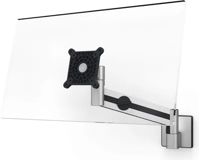 Produktbild von DURABLE Monitor Halterung PRO mit Arm für 1 Monitor,509023 silber