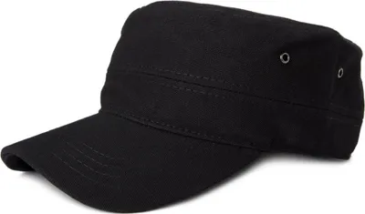 Produktbild von styleBREAKER Uni Military Cap aus Baumwoll-Canvas | Army Cap mit gebogenem Schirm | verstellbare Schirmmütze für Damen und Herren
