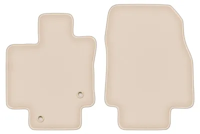 Produktbild von DURBAN Beige Velours-Fußmatten vorne für Toyota Highlander IV SUV (2021-)