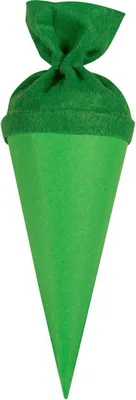 Produktbild von Goldbuch Bastel-Schultasche, 15 cm, grün, mit Filzverschluss