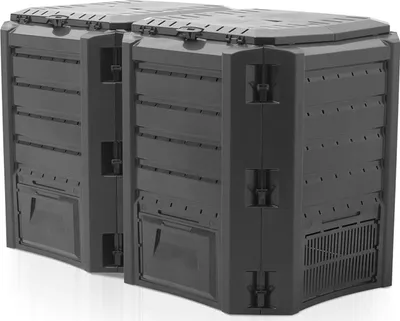 Produktbild von Kompostownik 2-komorowy czarny 800 L MODULE COMPOGREEN IKLM800C-S411