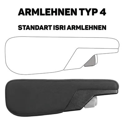 Produktbild von Wohnmobil Armlehnenbezüge für ISRI 515/517/577 Armlehnen Braun
