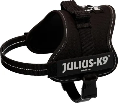 Produktbild von Julius-K9 Powerharness, Hund, Westengeschirr, XS, Schwarz, Polyester, Monochromatisch