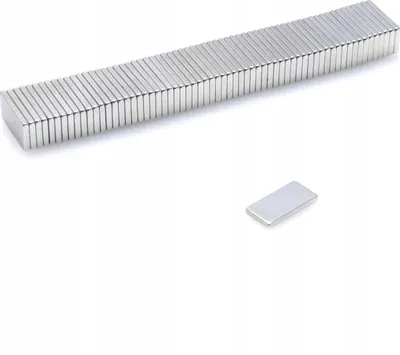 Produktbild von Neodym Magnete  10x2x1 mm N38 Satz  100 Stück, Extrem stark, Magnettafeln, Kühlschränke, Whiteboards, DIY