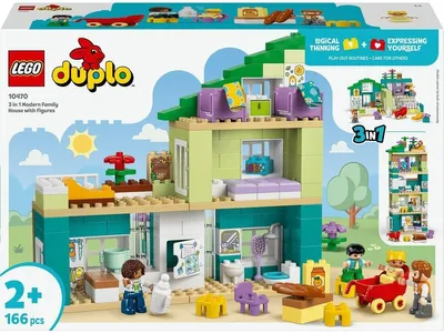 Immagine prodotto di LEGO DUPLO My Town 10470 Modern 3-in-1 Family Home - Toy for Girls or Boys 2 Years Old