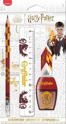 Image de Maped Set d'écriture HARRY POTTER GRYFFINDOR 4 pièces sur blister