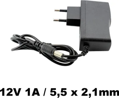 Produktbild von 12V 1A Netzteil universal Stromadapter ersetzt NK120P100PGS NTS 1000-12V DVE DSA-12G-12 FEU 120120 ADS0128-B 120100 für TechnoTrend TT-Micro Receiver Lolaloo Kinderwagenschaukler Yamaha Keyboard