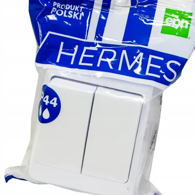 Produktbild von MojeLedy HERMES Doppelschalter Aufputz IP44 Weiß