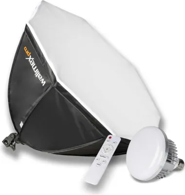 Obrázok produktu pre Walimex pro LED 60W Octagon Ø65cm Bi color