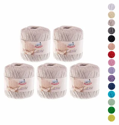 250g Strickgarn Lasie Sommergarn naturweiss