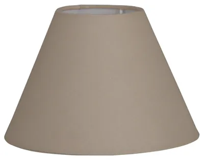 Produktbild von Näve Lampenschrim - Material: Polyester / Baumwolle Mix - Farbe: braun; 116314