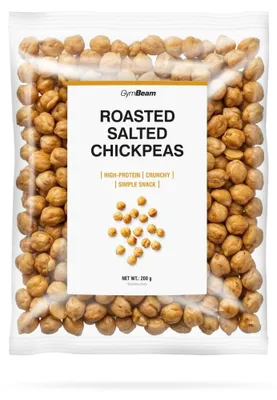 Produktbild von GymBeam - Geröstete undesalzene Kichererbsen, 200 g