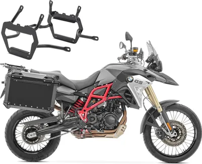 Image de Kit valise en alu + porte-valises adaptable sur BMW F 650 / 700 GS 08-17 Alum
