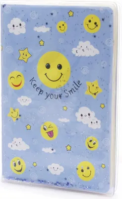 Produktbild von Emoji Notizbuch A5 Glitzer Wasser-Cover - Lustiges Tagebuch Liniert für Kinder