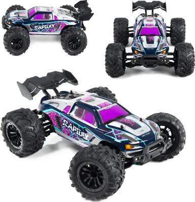 Obrázok produktu pre COIL RC buggy, auto na diaľkové ovládanie, hračkárske auto, terénne vozidlo, head-up kolesá, LED, 4x4, 1:16, 4WD buggy, 2,4 GHz, do 38 km/h, od 14 rokov, fialová