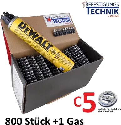 Produktbild von Stahl Betonnägel 3,0x19mm XH +Gas für Powers DeWalt C5 Würth Diga CS2 CS3 NG CS-2/3 HFB Betonnagler