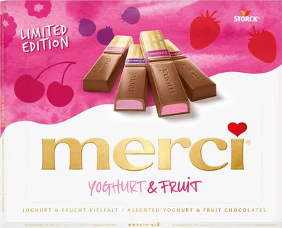 Obrázok produktu pre merci Finest Selection Yoghurt und Fruit Limited Edition Vielfalt 250g