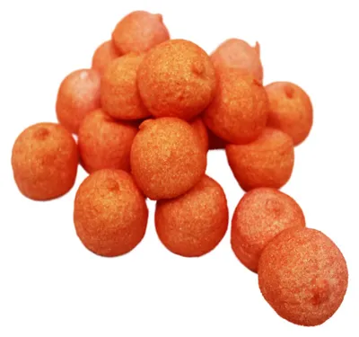 Image de Mellow Speckbälle orange grosses boules de sucre mousseux sucré 1000g