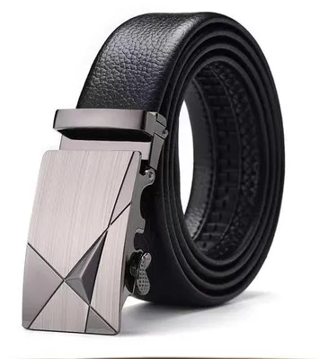Imagen del producto de Correa de cuero con hebilla ajustable, correa automática, 35 mm de ancho, color , 120 cm