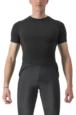 Image de Castelli Core Seamless Base Layer Short Sleeve Functional Underwear-Sleeves Black S/M