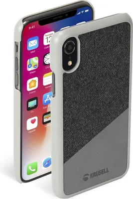 Produktbild von Krusell Tanum Cover Schutzhülle Apple iPhone XR Grau