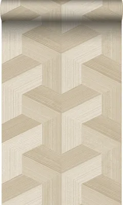 Obrázok produktu pre Origin Wallcoverings tapeta 3D vzor béžová 53 cm x 10,05 m