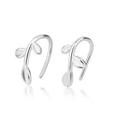 Zdjęcie produktu dla Mini kolczyki z rodowanego srebra, stal chirurgiczna, 1,5 x 0,8 cm