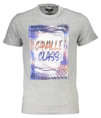Produktbild von Stylisches Herren T-Shirt mit Print und Rundhals in Grau