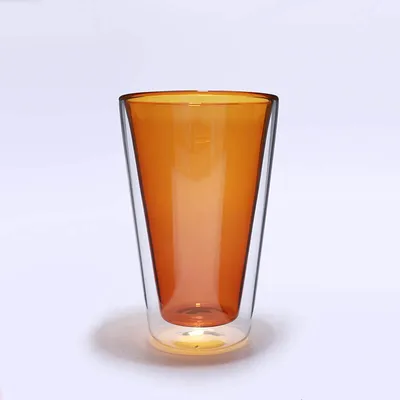 Obrázok produktu pre Termopohár s dvojitým sklom 350ml- amber