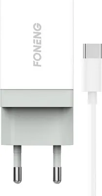 Obrázok produktu pre Foneng K210 sieťová nabíjačka 10,5W, 1Xusb + Usb C kábel 1M
