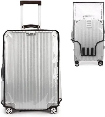 Productafbeelding van 22 Inch Transparante Kofferhoes - Waterdicht & Krasbestendig Reisbagage Beschermhoes